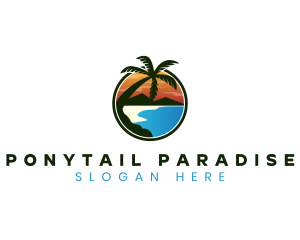 Mountain Beach Resort logo design