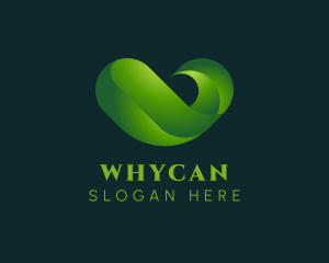 Wellness Heart Leaf Logo