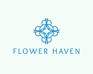 Luxury Flower Spa logo design