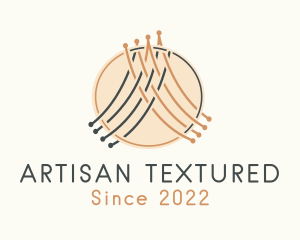 Handcrafted Sewing Textile logo design