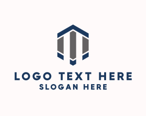 Hexagonal - Pillar Finance Company logo design