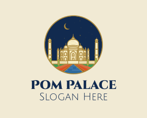 India Taj Mahal Palace  logo design