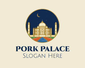 India Taj Mahal Palace  logo design