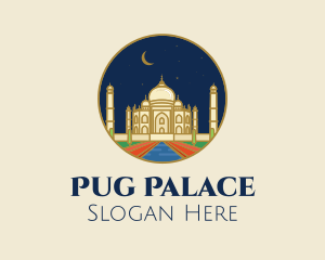 India Taj Mahal Palace  logo design