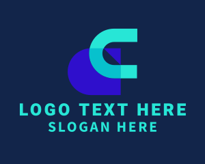 Letter Dc - Cyber Firm Tech logo design