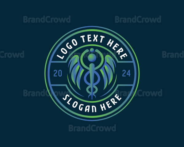 Medical Caduceus Clinic Logo