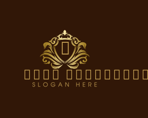 Luxury Crown Shield logo design
