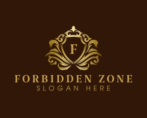 Luxury Crown Shield logo design