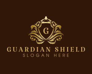 Luxury Crown Shield logo design