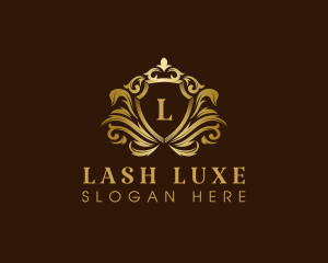 Luxury Crown Shield logo design