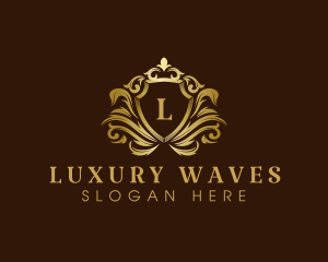 Luxury Crown Shield logo design