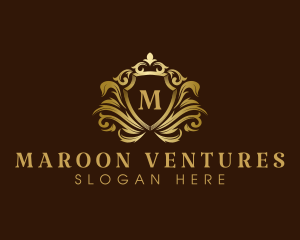 Luxury Crown Shield logo design