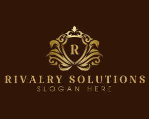 Luxury Crown Shield logo design