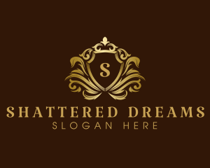 Luxury Crown Shield logo design