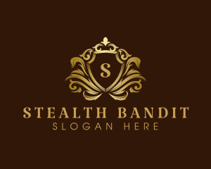 Luxury Crown Shield logo design