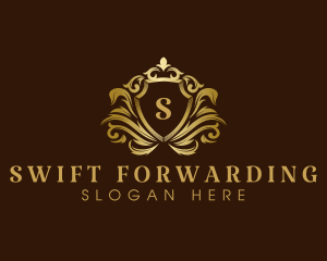 Luxury Crown Shield logo design