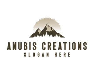 Forrest Logging Sawblade logo design