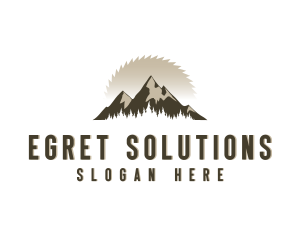 Forrest Logging Sawblade logo design