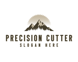 Forrest Logging Sawblade logo design