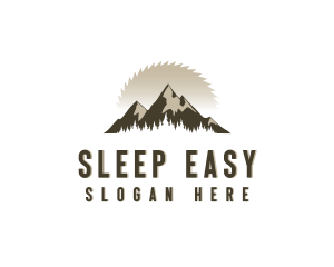 Forrest Logging Sawblade logo design