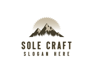 Forrest Logging Sawblade logo design