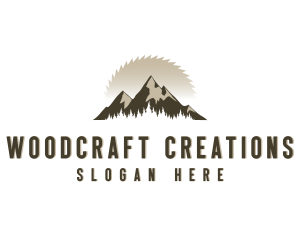 Forrest Logging Sawblade logo design