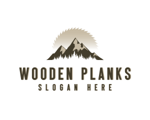 Forrest Logging Sawblade logo design