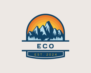 Holiday - Outdoor Mountain Trekking logo design