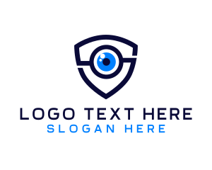 Letter S - Blue Eye Camera logo design