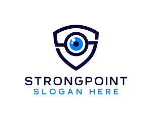 Drone - Blue Eye Camera logo design