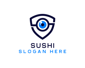 Blue Eye Camera logo design