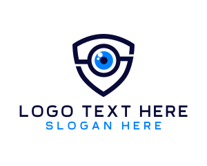 Security Camera - Blue Eye Camera logo design