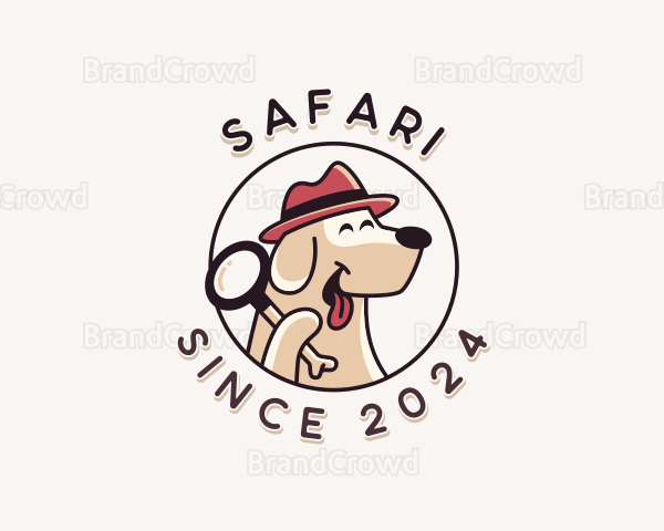 Detective Dog Veterinarian Logo