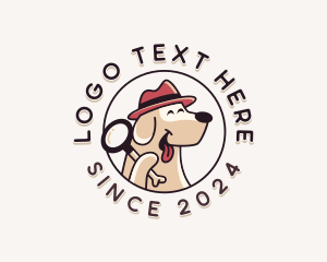 Breeder - Detective Dog Veterinarian logo design