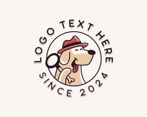 Detective Dog Veterinarian Logo