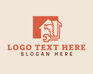 Building Tools House logo design