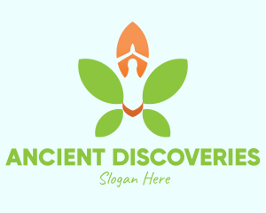 Nature Yoga Meditation logo design