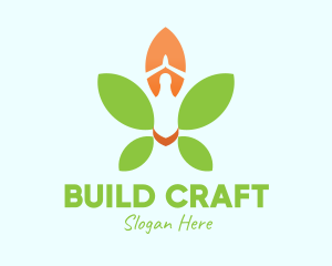 Nature Yoga Meditation logo design