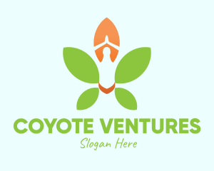 Nature Yoga Meditation logo design