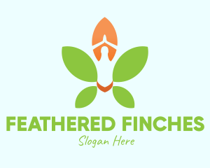 Nature Yoga Meditation logo design