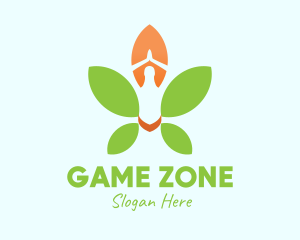 Nature Yoga Meditation logo design