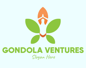 Nature Yoga Meditation logo design