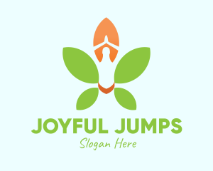 Nature Yoga Meditation logo design