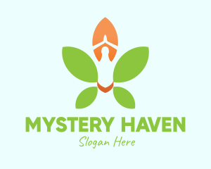 Nature Yoga Meditation logo design