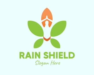 Nature Yoga Meditation logo design