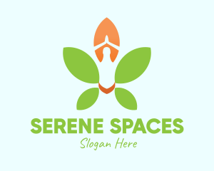 Nature Yoga Meditation logo design