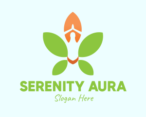 Nature Yoga Meditation logo design