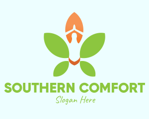 Nature Yoga Meditation logo design