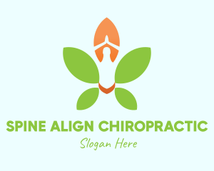 Nature Yoga Meditation logo design