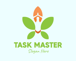 Nature Yoga Meditation logo design